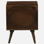 Ashton Sheesham Wood Bedside Table in Honey Oak Finish - Image 3