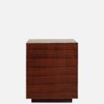 Zovren Solid Wood Bedside Table in Dusty Ember Natural Finish - Image 5