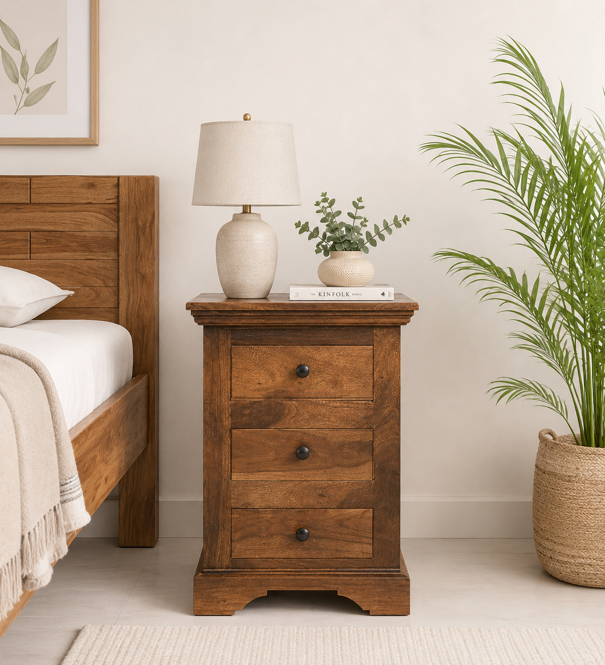 classic-wood-3-23.webp Wolvorn Teak Wood Bedside Table in Toasted Grain Finish - Image 1