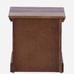 CapleEdge Wooden Bedside Table in Natural Finish - Image 7