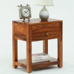 Prestova Luxury Wooden Bedside Cabinet - Image 5