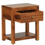 Prestova Luxury Wooden Bedside Cabinet - Image 7