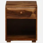 Neltrico Premium Wooden Nightstand with Storage - Image 6
