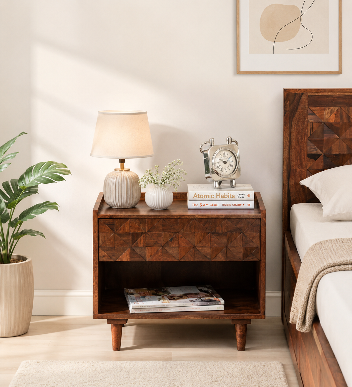 Ovorlin-Handcrafted-Wooden-Side-Cabinet-classic-wood-1.png Ovorlin Handcrafted Wooden Side Cabinet - Image 1