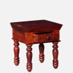 Dlverra Minimal Wooden Side Table for Bedroom - Image 6
