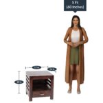 Benvique Elegant Wooden Bedroom Side Table - Image 5