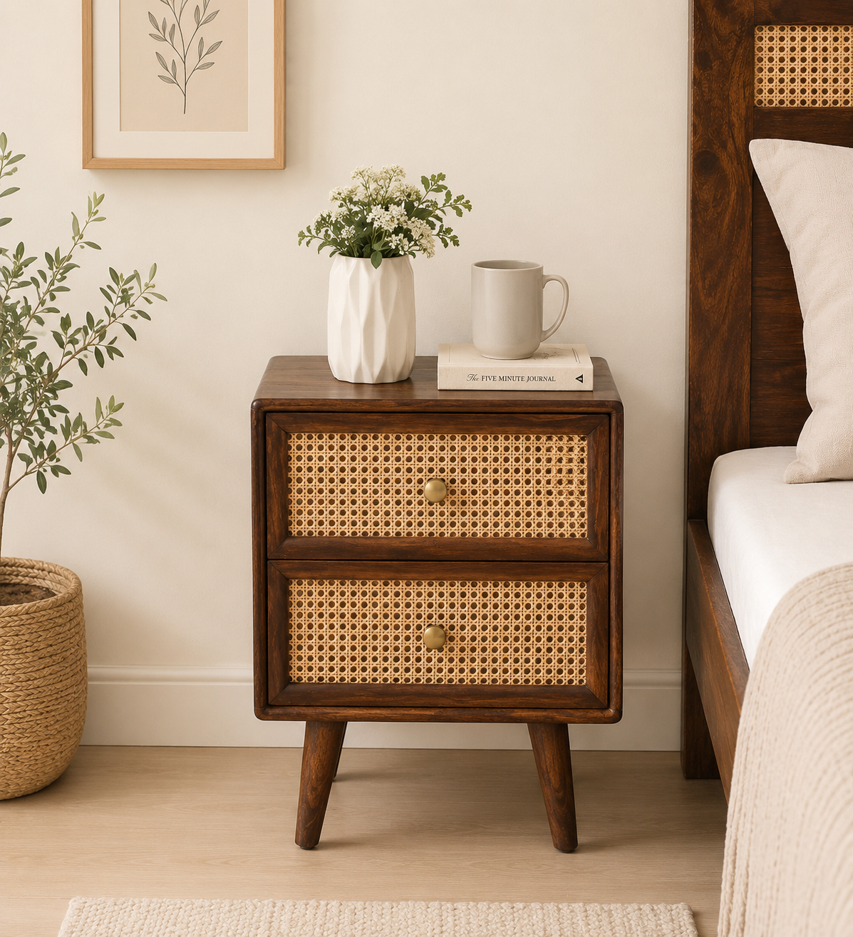 Mlzovia-Wooden-Bedside-Cabinet-classic-wood-1.png Mlzovia Wooden Bedside Cabinet - Image 1
