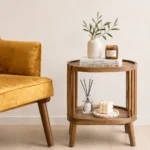 Pelnique Premium Solid Wood Nightstand with Stylish Finish