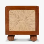 Frventis Luxury Wooden Side Table for Bedroom Decor - Image 3