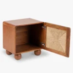 Frventis Luxury Wooden Side Table for Bedroom Decor - Image 7