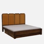 Nraftello Handmade Sheesham Wood Bedroom Bed for Modern Homes - Image 6