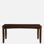 Fstario Classic Sheesham Wood 8 Seater Dining Table with Bench & Chairs - Image 2