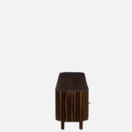 Elmswood Mango Wood TV Console in Stain Resistant Dark Mahogany Finish - Image 7