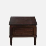 Neem Wood Handcrafted Coffee Table in Distressed Grey Finish - Image 8
