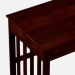 lovly Writing Table In Dark Walnut Finish - Image 4