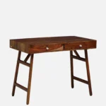 Mans Sheesham Wood Writing Table In Scratch Resistant Provincial Teak Finish - Image 8