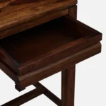 Near Sheesham Wood Writing Table In Provincial Teak Finish - Image 7