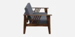 Halk Sheesham Wood 3 Seater Sofa In Grey Colour - Image 4
