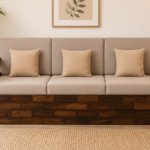Mayson Upholstered 3 Seater Sofa in Grey