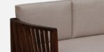 Aura Modern Wooden 3 Seater Sofa with Cushioned Seating - Image 5