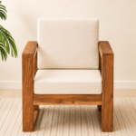 Orion Modern Upholstered Accent 1 Seater Sofa for Contemporary Interiors