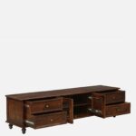 Homera Particle Board TV Cabinet with Soft Close Hinges in Sandy Beige - Image 2