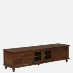 Homera Particle Board TV Cabinet with Soft Close Hinges in Sandy Beige - Image 8