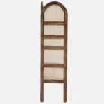 Dharitri Solid Sheesham Wood Bookshelf in Natural Oak Finish - Image 4