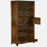 Kramik Solid Sheesham Wood Bookshelf in Natural Oak Finish - Image 8