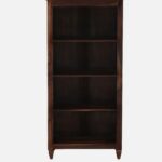 Vistar Solid Sheesham Wood Bookshelf in Antique Teak Finish - Image 6