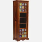 Ishaan Sheesham Wood Library Bookshelf In Walnut Finish - Image 2