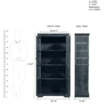 Rowan Sheesham Wood Bookshelf - Image 3