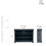 Aarna Sheesham Wood Bookshelf - Image 3