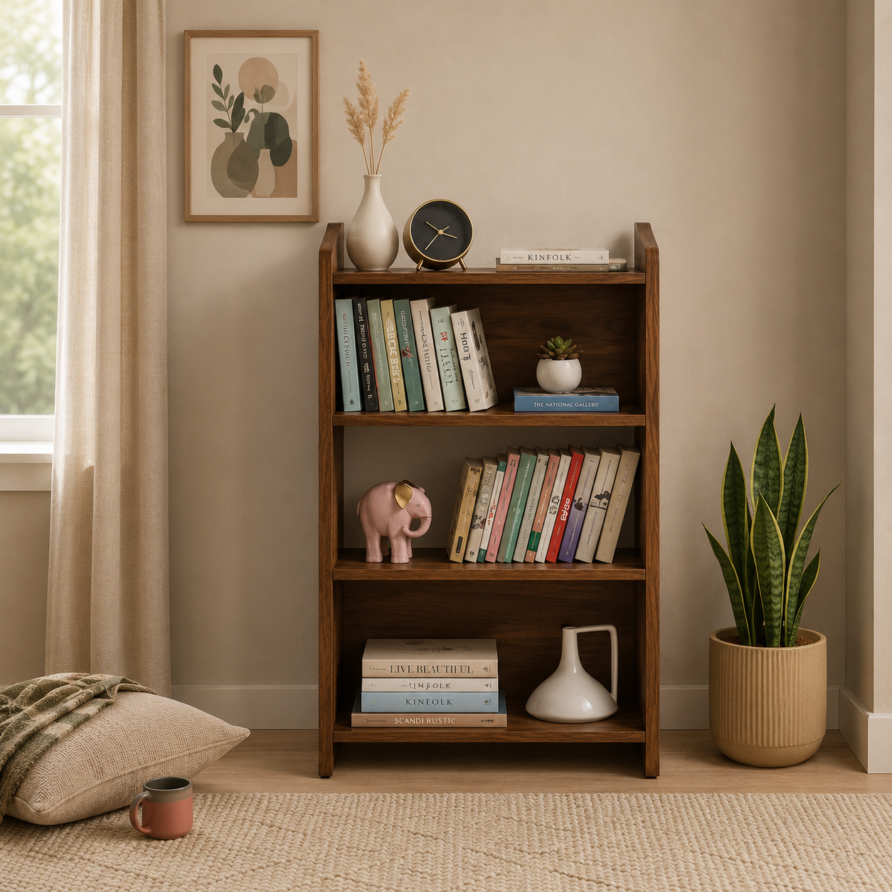 Maira-Sheesham-Wood-Bookshelf-classicwood-1.png Maira Sheesham Wood Bookshelf - Image 1