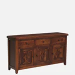 Devansh Sheesham Wood Cabinet With Double Door Storage - Image 9