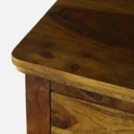 Myra Solid Wood Storage Cabinet With Shelves In Honey Oak Finish - Image 11