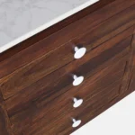 Avni Solid Sheesham Wood Utility Cabinet In Natural Finish - Image 17