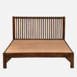 Pransh King Size Wooden Bed In Provincial Teak Finish - Image 7