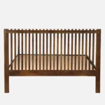 Pransh King Size Wooden Bed In Provincial Teak Finish - Image 8