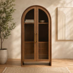 Pine Crest Elegant Home Display Storage Cabinet