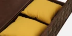 Riviera Premium Wooden Sofa Cum Bed With Plush Cushions - Image 5