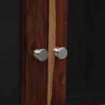 Modern Wooden Crockery Unit with Storage - Image 5