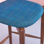 Vlvara Wooden Bar Stools in Warm Teak Finish (Set of 2) - Image 2