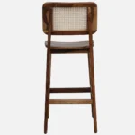 Kelmont Solid Wood High Chairs in Classic Brown Finish (Set of 2) - Image 2