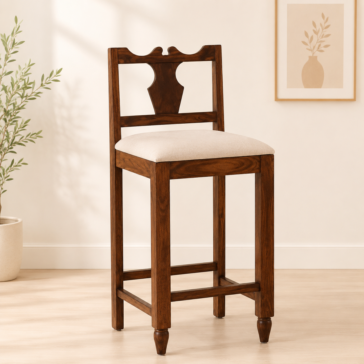 Jranton-Wooden-Bar-Stools-in-Rustic-Honey-Finish-Set-of-2-classic-wood-1.png Jranton Wooden Bar Stools in Rustic Honey Finish (Set of 2) - Image 1