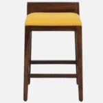 Somira Wooden High Chairs in Natural Finish (Set of 2) - Image 4