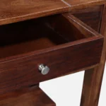 Sheesham Wood Writing Table In Scratch Resistant Provincial Teak Finish - Image 7