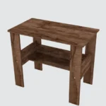 Sheesham wood computer study table with storage cabinet - Image 5