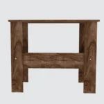 Sheesham wood computer study table with storage cabinet - Image 6