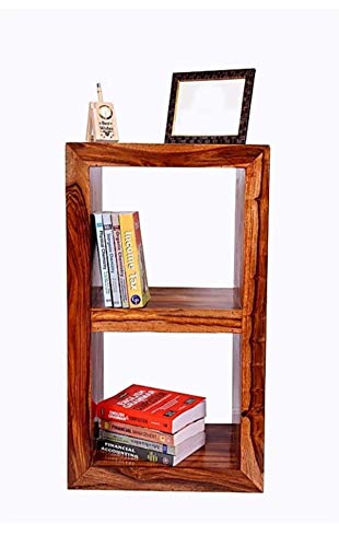 41K9uPZZ1vL.jpg Wooden Galaxy Solid Sheesham Wood Bookshelf with Open Storage Shelves - Image 1